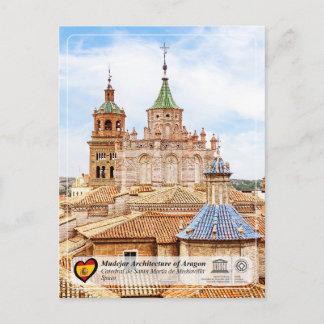 Cartão Postal Catedral de Papais noeis María de Mediavilla de Te