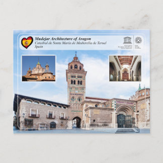 Cartão Postal Catedral de Papais noeis María de Mediavilla de Te