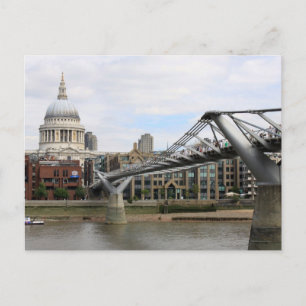 Cartão Postal Catedral de Paul, da Ponte do Milênio