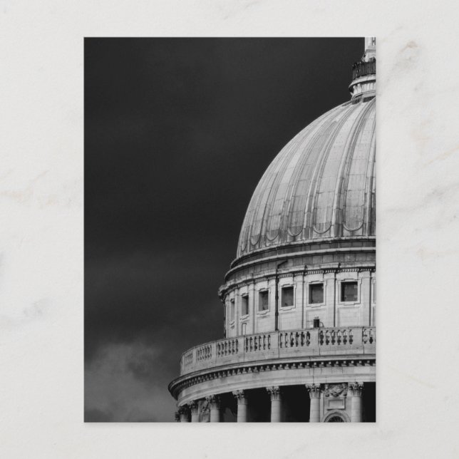 Cartão Postal Catedral de Paul da rua (Frente)