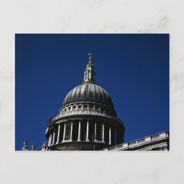 Cartão Postal Catedral de Paul, rua (Frente)