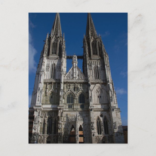 Cartão Postal Catedral de Regensburg (Frente)