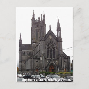 Cartão Postal Catedral de Santa Maria, cidade de Kilkenny Irland