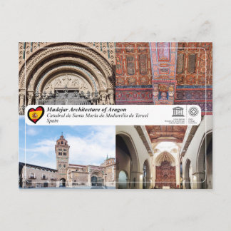 Cartão Postal Catedral de Santa María de Mediavilla de Teruel
