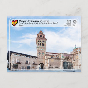 Cartão Postal Catedral de Santa María de Mediavilla de Teruel