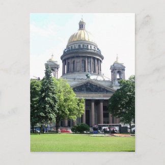 Cartão Postal Catedral de São Isaac. São Petersburgo, Rússia