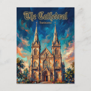 Cartão Postal Catedral de São Pedro e São Paulo Suriname