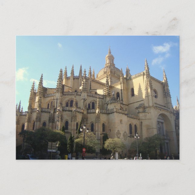 Cartão Postal Catedral de Segóvia, Espanha (Frente)