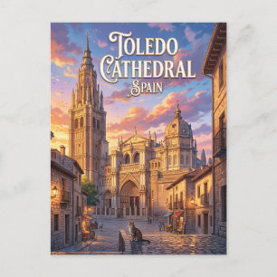 Cartão Postal Catedral de Toledo Espanha