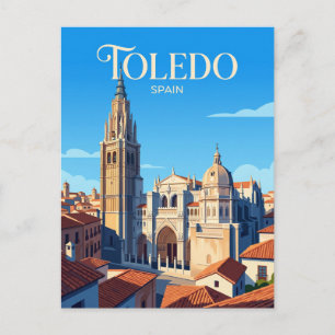 Cartão Postal Catedral de Toledo Espanha