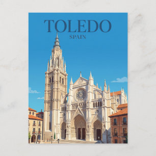 Cartão Postal Catedral de Toledo Espanha