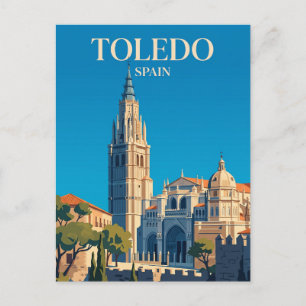 Cartão Postal Catedral de Toledo Espanha