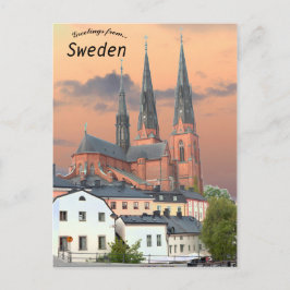 Cartão Postal Catedral de Uppsala, Suecia de Uppsala