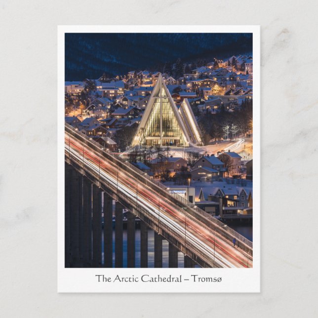 Cartão Postal Catedral do Ártico (Frente)