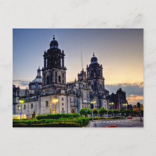 Cartão Postal Catedral do México