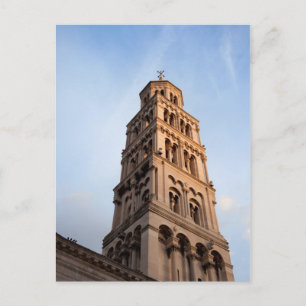 Cartão Postal Catedral do Santo Domnius Bell Tower em Split