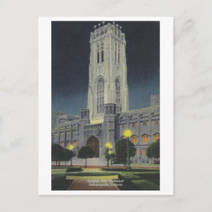 Cartão Postal Catedral Escocesa Rite vintage, Indianapolis