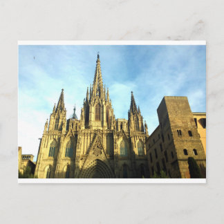 Cartão Postal Catedral Gótica Barcelona, Barri Gótica