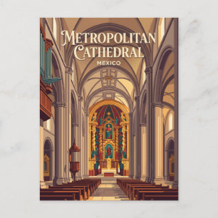 Cartão Postal Catedral Metropolitana México
