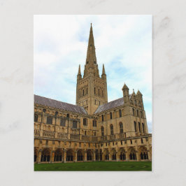 Cartão Postal Catedral Norwich Norfolk.