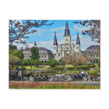 Catedral, Praça Jackson, Poster de Nova Orleans
