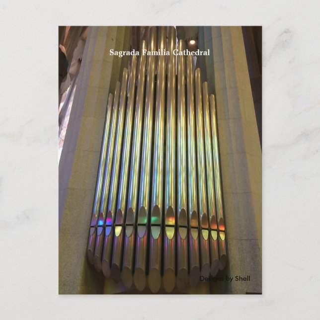 Cartão Postal Catedral Sagrada Familia (Frente)