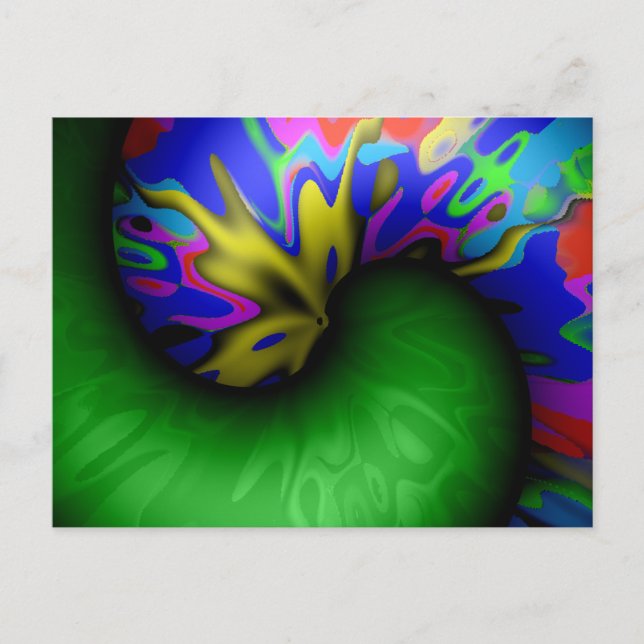 Cartão Postal Caterpilar Love (Frente)