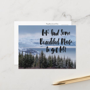 Cartão Postal Cativante Beleza Islandesa