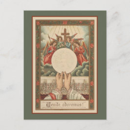 Cartão Postal Católica missa em latim é religiosa