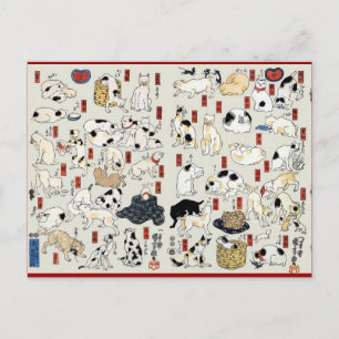 Cartão Postal Cats Galore