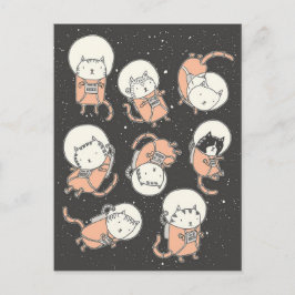 Cartão Postal Catstronautas