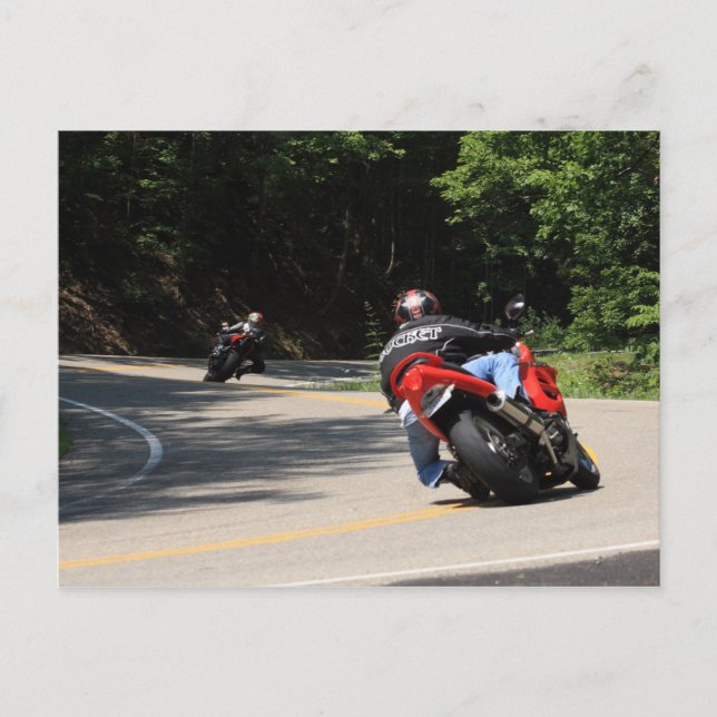 Cartão Postal Cauda do dragão, US129, 11 milhas, 318 curvas (Frente)