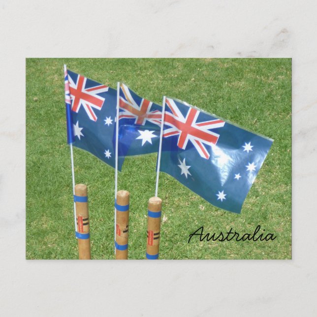 Cartão Postal caule de flag aussie (Frente)