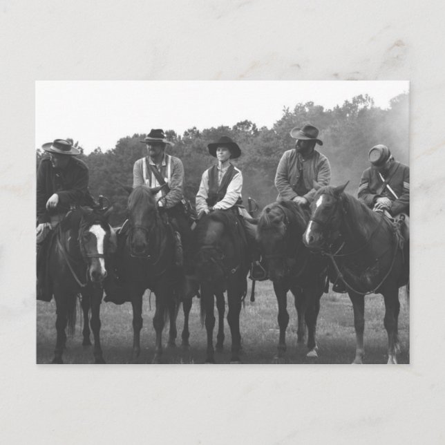 Cartão Postal Cavalaria da Guerra Civil (Frente)