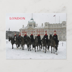 Cartão Postal Cavalaria Doméstica de Londres no cartão-postal da