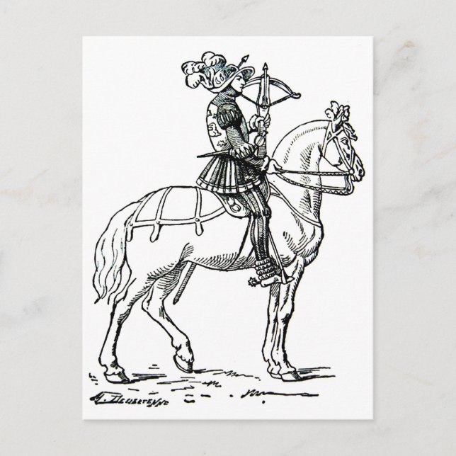 Cartão Postal cavaleiro-7 (Frente)