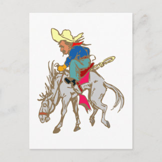 Cartão Postal Cavaleiro-burro Esel Reiter