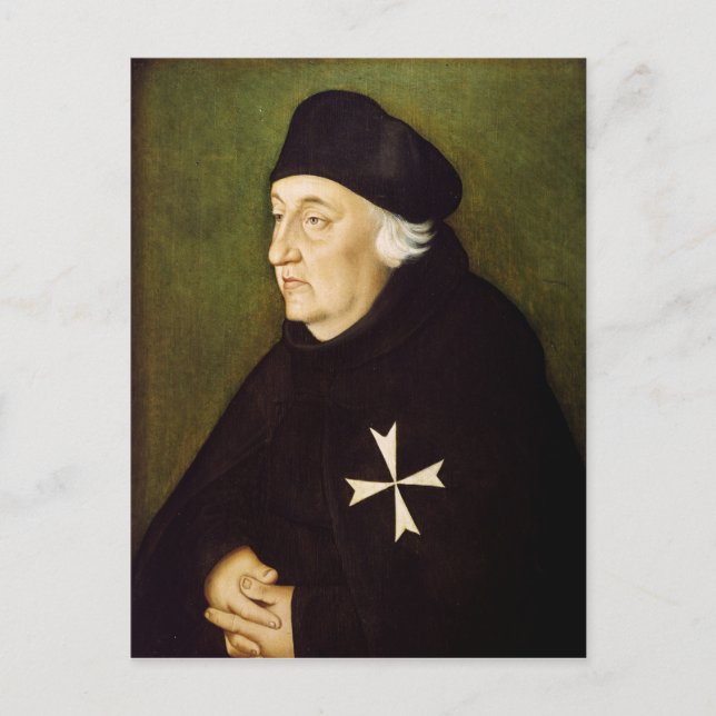 Cartão Postal Cavaleiro da Ordem de Malta, 1534 (Frente)