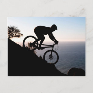 Cartão Postal Cavaleiro de Bicicleta Montanha. Lions Head, Cidad