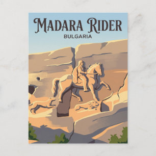 Cartão Postal Cavaleiro de Madara Bulgária