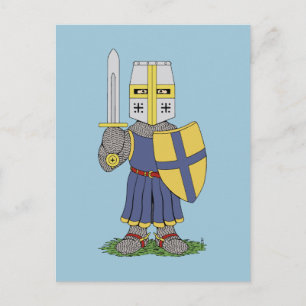 Cartão Postal Cavaleiro medieval
