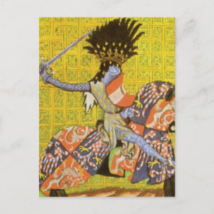 Cartão Postal Cavaleiro Medieval