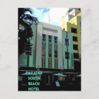 Cavalier Art Deco Miami Poster