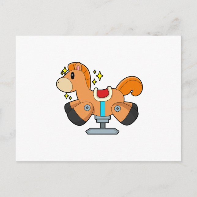 Cartão Postal Cavalinho de pau (Frente)