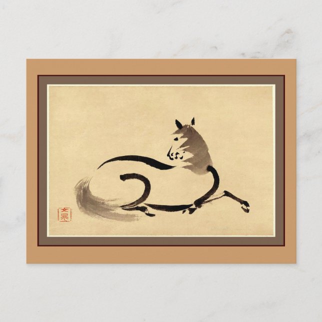 Cartão Postal Cavalo (Frente)