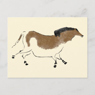 Cartão Postal Cavalo chinês