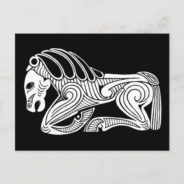 Cartão Postal Cavalo cítrico (Frente)