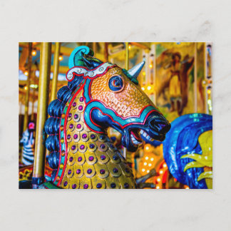 Cartão Postal Cavalo Colorido