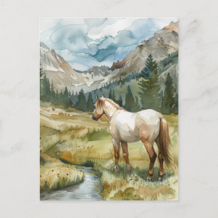 Cartão Postal Cavalo da Montanha