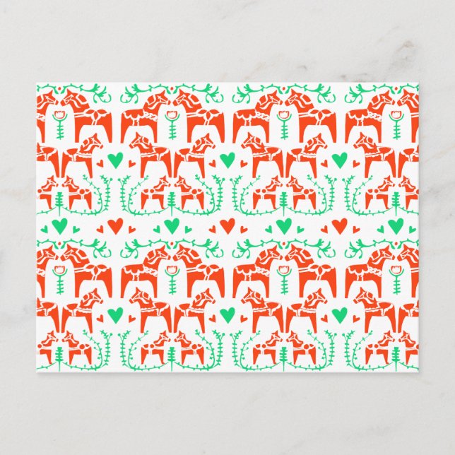 Cartão Postal Cavalo Dala (Frente)